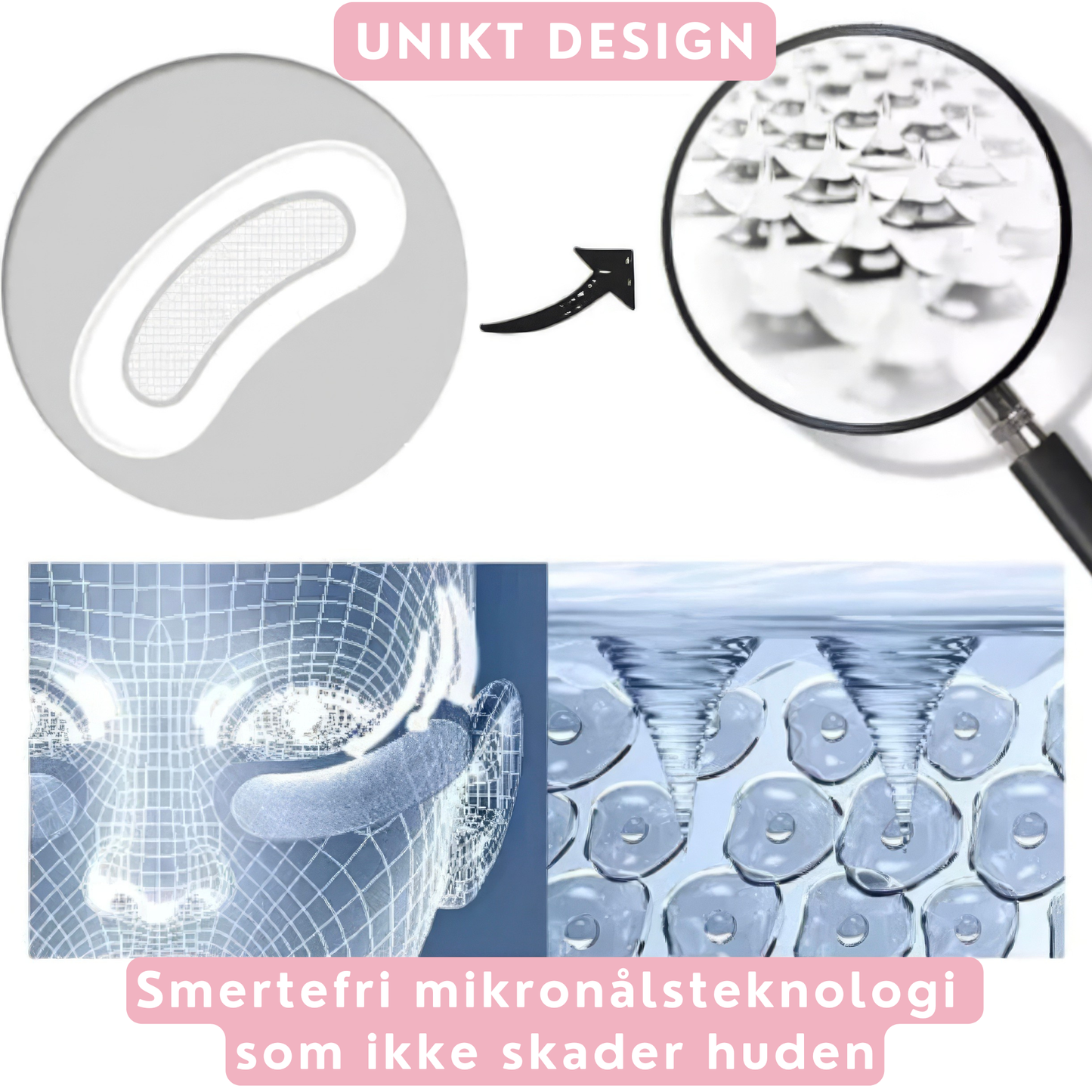 Microneedle Øyepatcher av Eterna